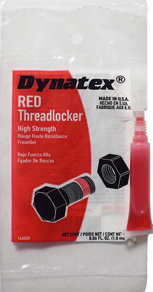 Red High Strength Threadlocker