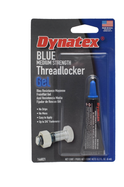 Blue Medium Strength Threadlocker Gel